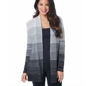 Daisy Fuentes Ombre' Open Cardigan Sweater